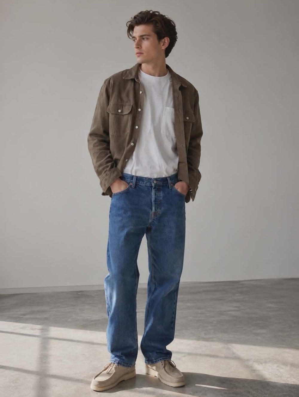 Levi's Men's Relaxed Straight Leg Blue Jeans 501 Buttonfly. Size 29/32